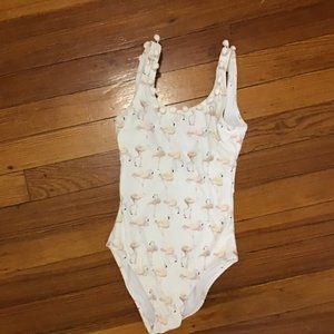 NWT STELLA COVE FLAMINGO ONE PIECE SWIMSUIT. 6 YR.